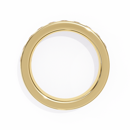 18K Yellow Gold Lab Grown Diamond Stackable Band 1.01 ctw DAB-105