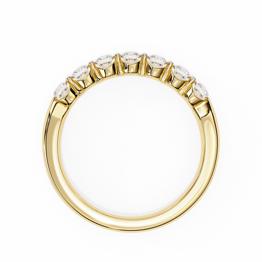 18K Yellow Gold Lab Grown Diamond Stackable Band 0.52 ctw DAB-110