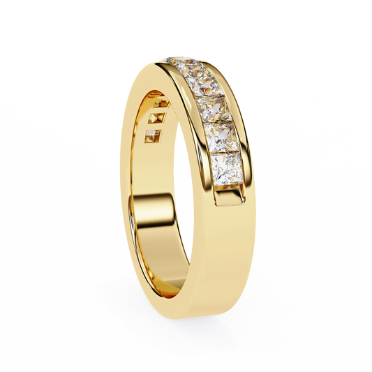 10K Yellow Gold Lab Grown Diamond Stackable Band 1.07 ctw DAB-104