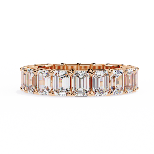 10K Rose Gold Lab Grown Diamond Eternity Band 4.88 ctw DAB-113