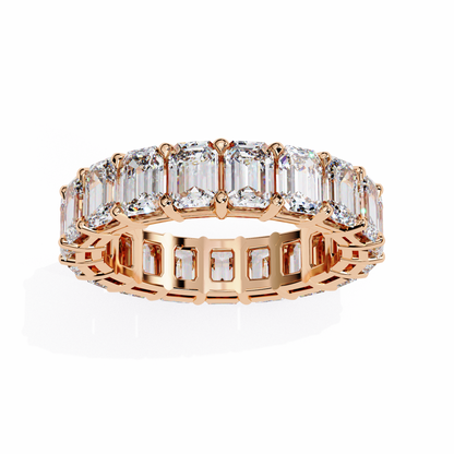 10K Rose Gold Lab Grown Diamond Eternity Band 4.88 ctw DAB-113