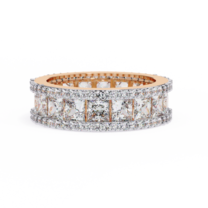 10K Rose Gold Lab Grown Diamond Eternity Band 3.54 ctw DAB-112