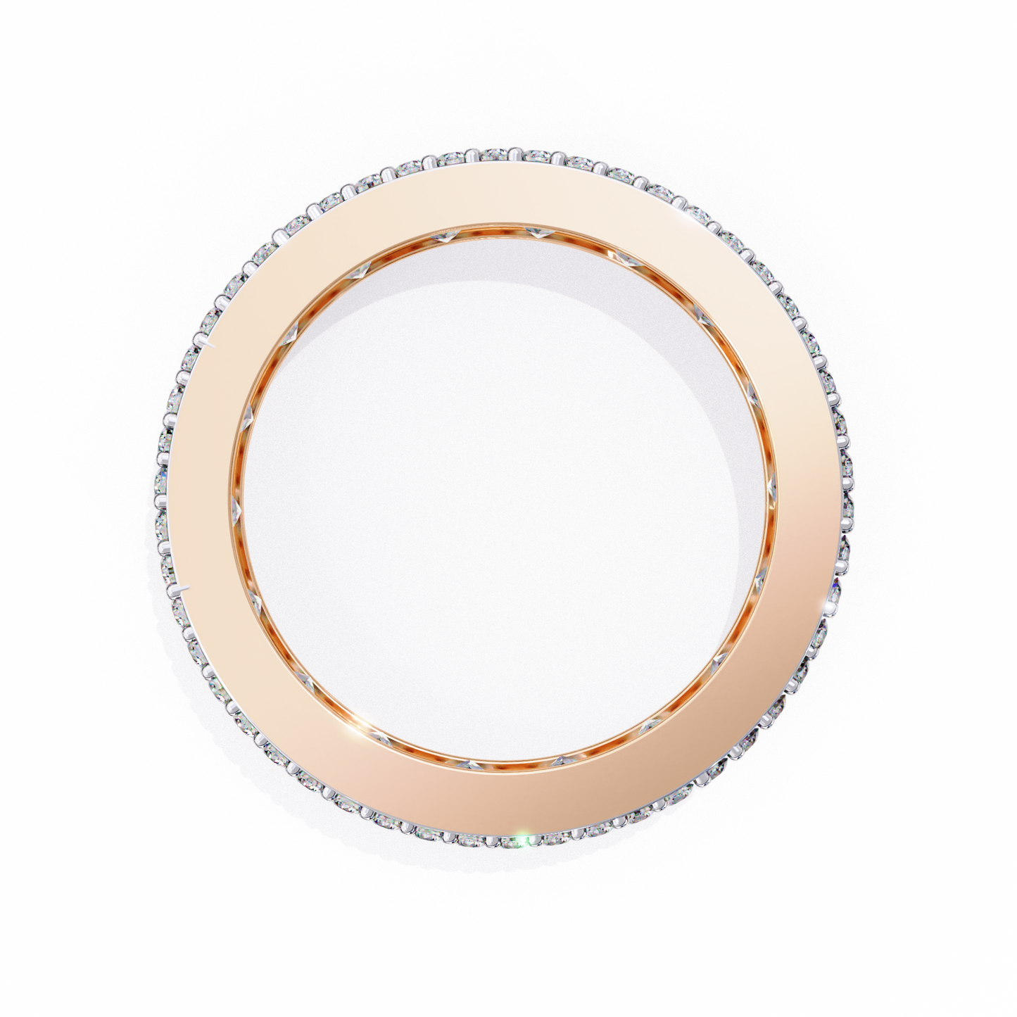 10K Rose Gold Lab Grown Diamond Eternity Band 3.54 ctw DAB-112