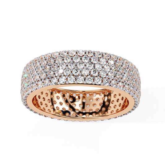 10K Rose Gold Lab Grown Diamond Eternity Band 1.81 ctw DAB-111