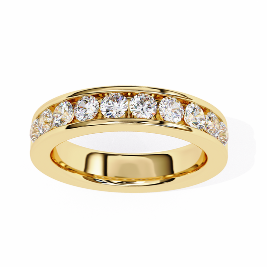 18K Yellow Gold Lab Grown Diamond Stackable Band 1.01 ctw DAB-105