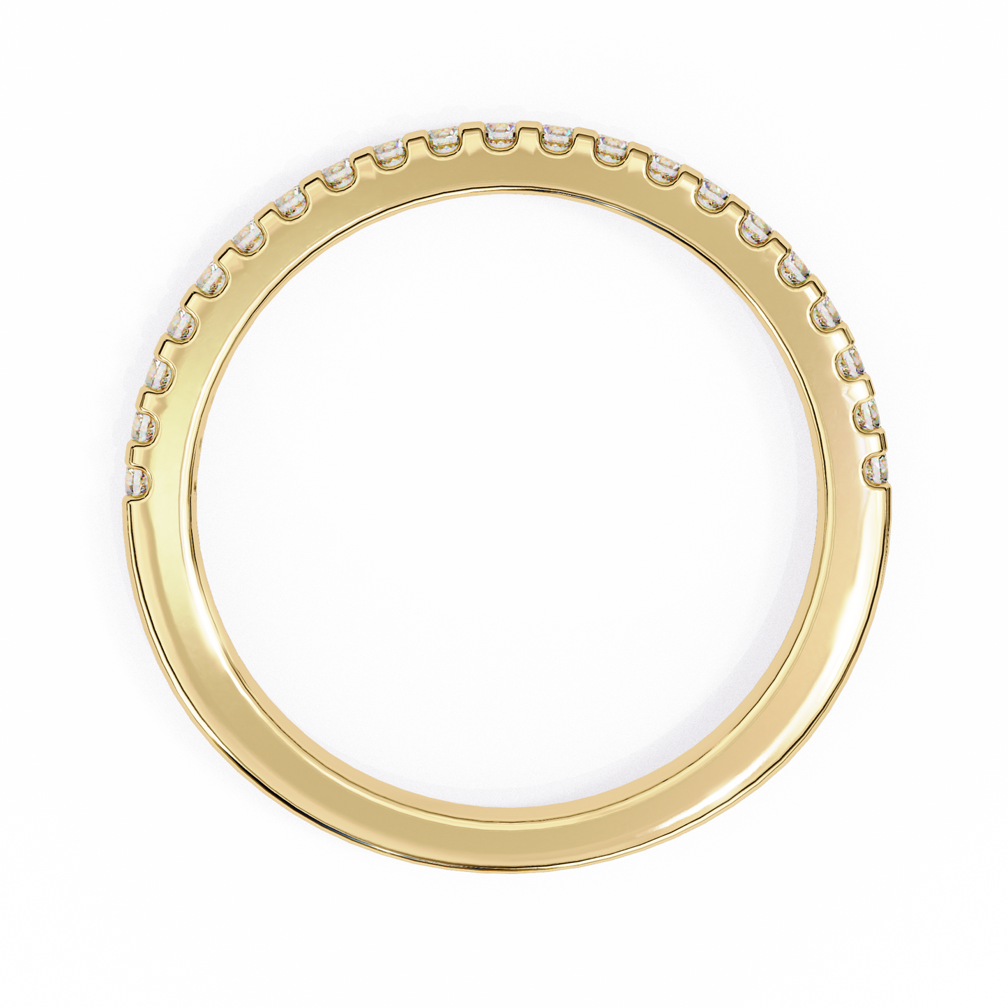 10K Yellow Gold Lab Grown Diamond Stackable Band 0.22 ctw DAB-108