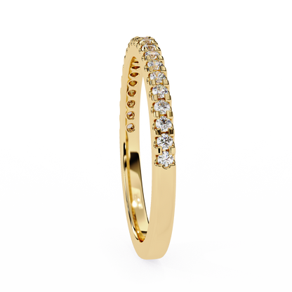 10K Yellow Gold Lab Grown Diamond Stackable Band 0.22 ctw DAB-108