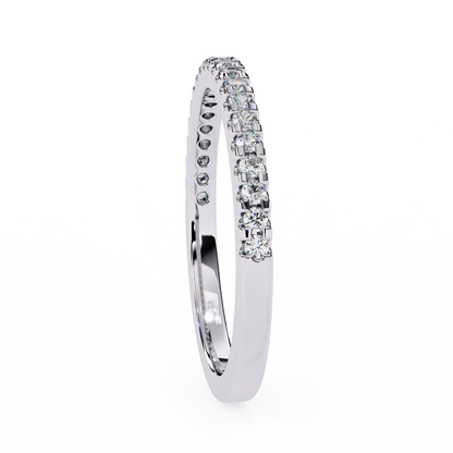 10K White Gold Lab Grown Diamond Stackable Band 0.22 ctw DAB-108