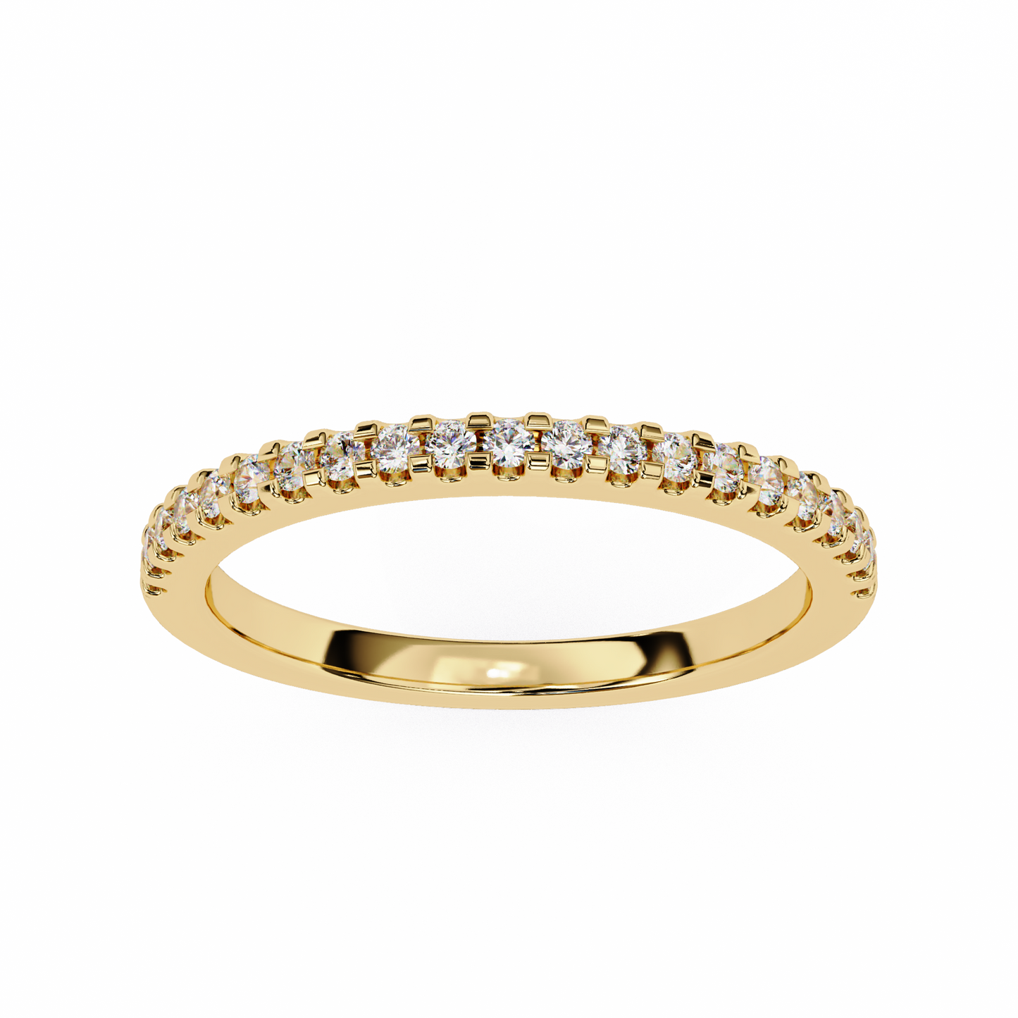 10K Yellow Gold Lab Grown Diamond Stackable Band 0.22 ctw DAB-108