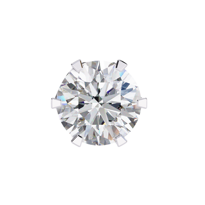 18K Yellow Gold Lab Grown Diamond Solitaire Stud Earrings 2.50 ctw DAE-129