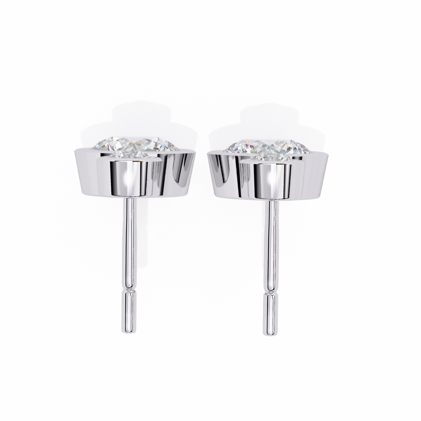 18K White Gold Lab Grown Diamond Drop Earrings 1.82 ctw DAE-160