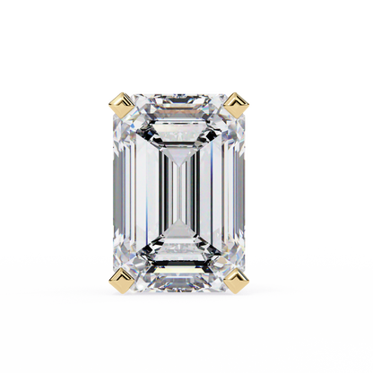 18K Yellow Gold Lab Grown Diamond Solitaire Stud Earrings 2.39 ctw DAE-121