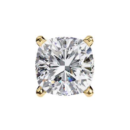 14K Yellow Gold Lab Grown Diamond Solitaire Stud Earrings 2.33 ctw DAE-119