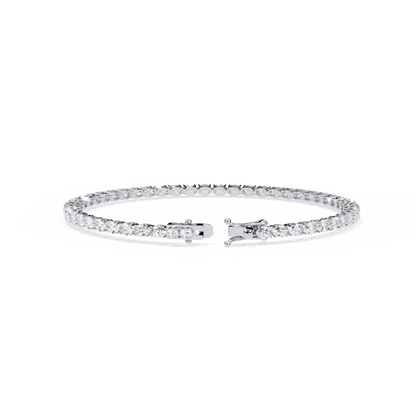 10K White Gold Lab Grown Diamond Tennis Bracelet 6.50 ctw DABR-100