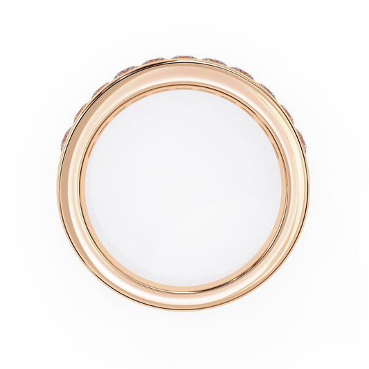 18K Rose Gold Lab Grown Diamond Stackable Band 1.07 ctw DAB-104