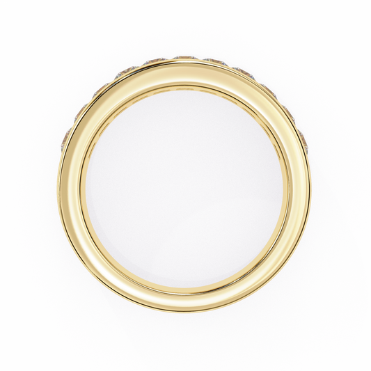 18K Yellow Gold Lab Grown Diamond Stackable Band 1.07 ctw DAB-104