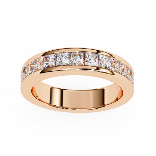 18K Rose Gold Lab Grown Diamond Stackable Band 1.07 ctw DAB-104