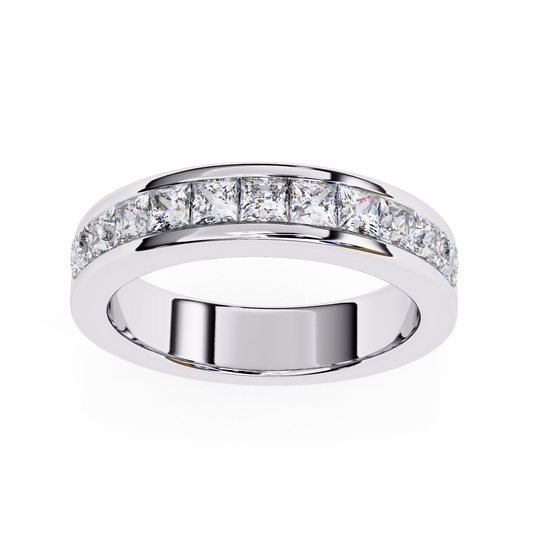 10K White Gold Lab Grown Diamond Stackable Band 1.07 ctw DAB-104