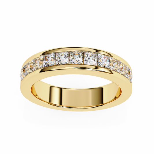 18K Yellow Gold Lab Grown Diamond Stackable Band 1.07 ctw DAB-104