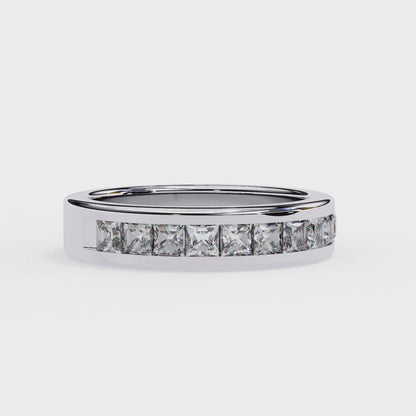14K White Gold Lab Grown Diamond Stackable Band 1.07 ctw DAB-104